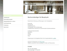 Tablet Screenshot of mainka-bauphysik.de